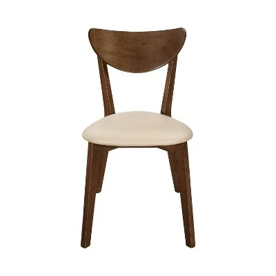 Set of 2 Dining Side Chair Beige - Private Reserves 4 Set of 2 Dining Side Chair Beige - Private Reserves - Image 2