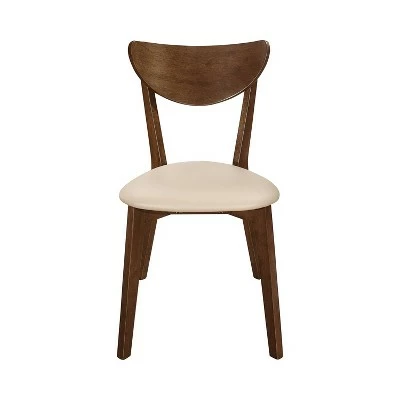 Set of 2 Dining Side Chair Beige - Private Reserves 7 Set of 2 Dining Side Chair Beige - Private Reserves - Image 5
