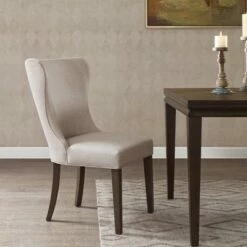 Madison Park Helena Dining Side Chair Light Gray