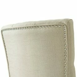 Set of 2 Haeys Tufted Upholstered Dining Armless Chairs - Alaterre Furniture Cream -Dining Chairs And Benches Official Shop unnamed file 8610