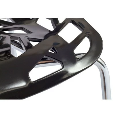 Stencil Dining Side Chair - Modway White 5 Stencil Dining Side Chair - Modway White - Image 3