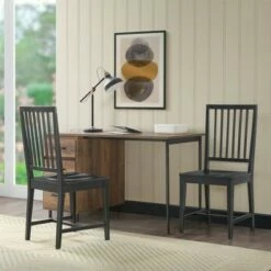 Set of 2 Vienna Wood Dining Armless Chairs - Alaterre Furniture White -Dining Chairs And Benches Official Shop unnamed file 8677