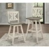 Amsonia K-back Bar Height Dining Swivel Chair in White (Set of 2) - Lexicon -Dining Chairs And Benches Official Shop unnamed file 8690