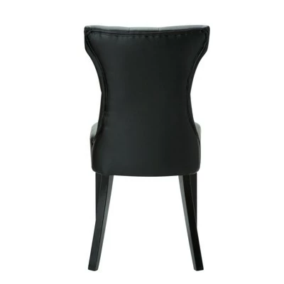 Silhouette Dining Vinyl Side Chair Black - Modway 5 Silhouette Dining Vinyl Side Chair Black - Modway - Image 3