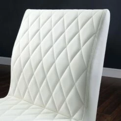 Set of 2 Mcguffey Padded Seat Side Chairs Black/Ivory - miBasics -Dining Chairs And Benches Official Shop unnamed file 8841