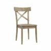 2pc Keaton X Back Wooden Side Chair Set Beach - Picket House Furnishings
