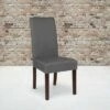 Flash Furniture Greenwich Series Parsons Chair with Mahogany Legs -Dining Chairs And Benches Official Shop unnamed file 8860