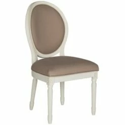 Set of 2 Holloway Oval Side Chair Wood/Spring - Safavieh Beige -Dining Chairs And Benches Official Shop unnamed file 8877