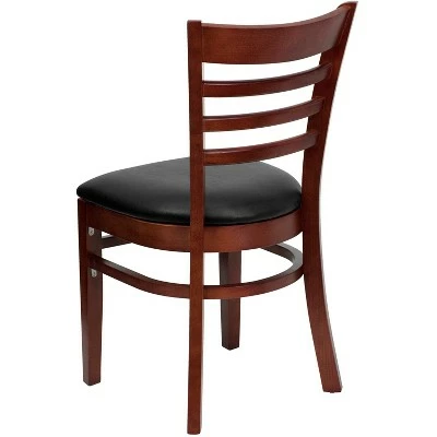Flash Furniture Ladder Back Wooden Restaurant Chair 8 Flash Furniture Ladder Back Wooden Restaurant Chair - Image 6