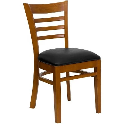Flash Furniture Ladder Back Wooden Restaurant Chair 21 Flash Furniture Ladder Back Wooden Restaurant Chair - Image 19