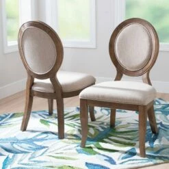 Set of 2 Olivia Side Chair Distressed Gray Wash - Powell Company