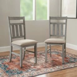 Landon Side Chair - Powell Company Distressed Gray Wash -Dining Chairs And Benches Official Shop unnamed file 8945