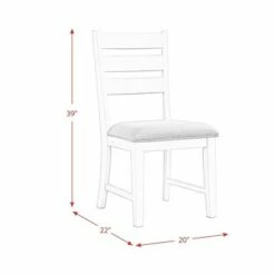 Set of 2 Barrett Ladder Back Side Chair Set Natural/White - Picket House Furnishings -Dining Chairs And Benches Official Shop unnamed file 8983