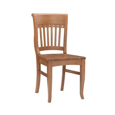 Set of 2 Sahana Chairs - Linon Brown 3 Set of 2 Sahana Chairs - Linon Brown