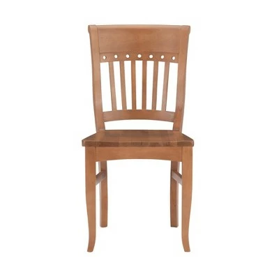 Set of 2 Sahana Chairs - Linon Brown 4 Set of 2 Sahana Chairs - Linon Brown - Image 2