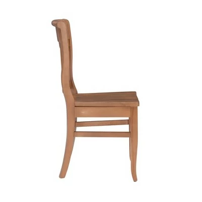 Set of 2 Sahana Chairs - Linon Brown 5 Set of 2 Sahana Chairs - Linon Brown - Image 3