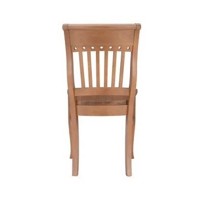 Set of 2 Sahana Chairs - Linon Brown 7 Set of 2 Sahana Chairs - Linon Brown - Image 5