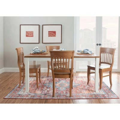 Set of 2 Sahana Chairs - Linon Brown 8 Set of 2 Sahana Chairs - Linon Brown - Image 6