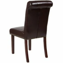 Emma and Oliver Parsons Chair with Rolled Back, Accent Nail Trim -Dining Chairs And Benches Official Shop unnamed file 9049
