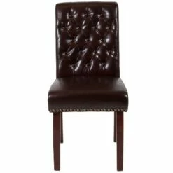 Emma and Oliver Parsons Chair with Rolled Back, Accent Nail Trim -Dining Chairs And Benches Official Shop unnamed file 9051