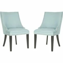Afton 20"H Side Chair w/ Nail Heads (Set of 2) - Safavieh -Dining Chairs And Benches Official Shop unnamed file 9097