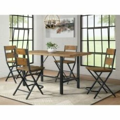 Colt Counter Side Chair Brown - Picket House Furnishings