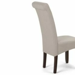 Set of 2 Essex Deluxe Tufted Parson Chair - Wyndenhall Satin Cream -Dining Chairs And Benches Official Shop unnamed file 9137