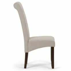 Set of 2 Essex Deluxe Tufted Parson Chair - Wyndenhall Satin Cream -Dining Chairs And Benches Official Shop unnamed file 9139