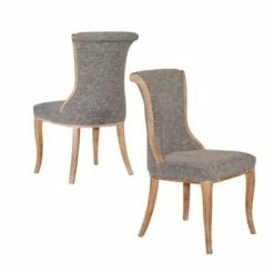 Set of 2 Sheffield Flared Back Chair - Linon Natural -Dining Chairs And Benches Official Shop unnamed file 9223