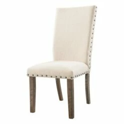 Dex Upholster Side Chair Set Cream/Smokey Walnut Brown - Picket House Furnishings -Dining Chairs And Benches Official Shop unnamed file 9225