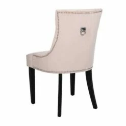 Set of 2 19" Harlow Tufted Ring Chair with Silver Nail Heads Blush Pink/Espresso - Safavieh -Dining Chairs And Benches Official Shop unnamed file 9273