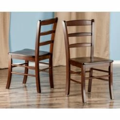 Set of 2 Ladder Back Chair Antique Walnut - Winsome -Dining Chairs And Benches Official Shop unnamed file 9285