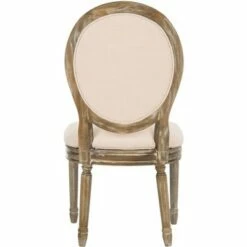 Holloway Tufted Oval Side Chair (Set of 2) - Beige/Rustic Oak - Safavieh -Dining Chairs And Benches Official Shop unnamed file 9299