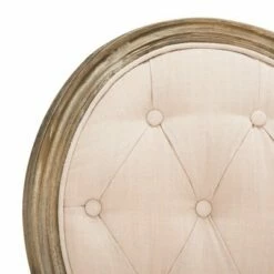Holloway Tufted Oval Side Chair (Set of 2) - Beige/Rustic Oak - Safavieh -Dining Chairs And Benches Official Shop unnamed file 9302