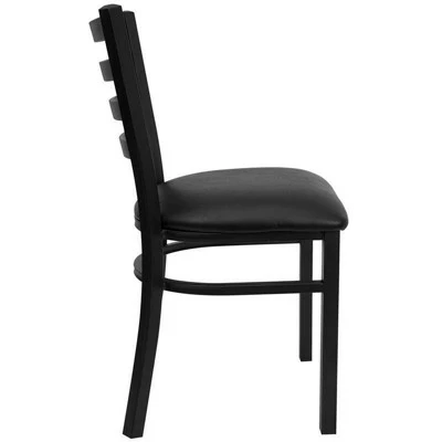 Ladder Chair Seat Black - Riverstone Furniture Collection 4 Ladder Chair Seat Black - Riverstone Furniture Collection - Image 2
