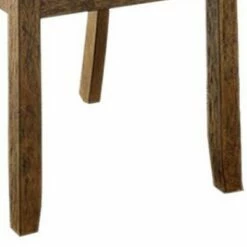 Set of 2 Contemporary Upholstered Side Chairs Oak/Beige - Benzara -Dining Chairs And Benches Official Shop unnamed file 9356