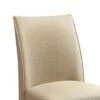 Set of 2 Contemporary Side Chairs with Flax Fabric Ivory - Benzara 2 Set of 2 Contemporary Side Chairs with Flax Fabric Ivory - Benzara -Dining Chairs And Benches Official Shop unnamed file 9364