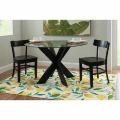 Set of 2 Shawna Chairs - Linon Brown -Dining Chairs And Benches Official Shop unnamed file 9388