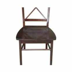 Set of 2 X Back Chairs with Solid Wood Seats Dark Brown - International Concepts 14 Set of 2 X Back Chairs with Solid Wood Seats Dark Brown - International Concepts -Dining Chairs And Benches Official Shop unnamed file 9414