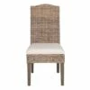 Set of 2 Venice Dning Chair Natural/Gray - East at Main