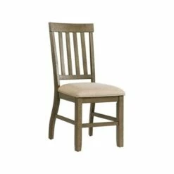 Set of 2 Stanford Standard Height Side Chair Set Gray - Picket House Furnishings