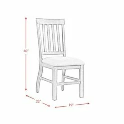 Set of 2 Stanford Standard Height Side Chair Set Gray - Picket House Furnishings -Dining Chairs And Benches Official Shop unnamed file 9475