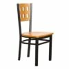 Set of 2 Keifer Metal Side Chairs Black - Linon