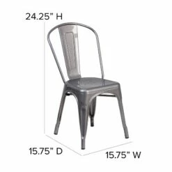 Flash Furniture Clear Coated Metal Indoor Stackable Chair -Dining Chairs And Benches Official Shop unnamed file 9518