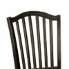Set of 2 Cottage Side Chairs with Wooden Seat Black/Oak - Benzara
