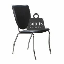 Set of 2 Amice Metal Stacking Side Chairs Black - Linon -Dining Chairs And Benches Official Shop unnamed file 9553