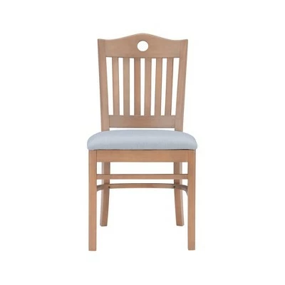Set of 2 Tarleton Upholstered Chairs Natural - Linon 4 Set of 2 Tarleton Upholstered Chairs Natural - Linon - Image 2