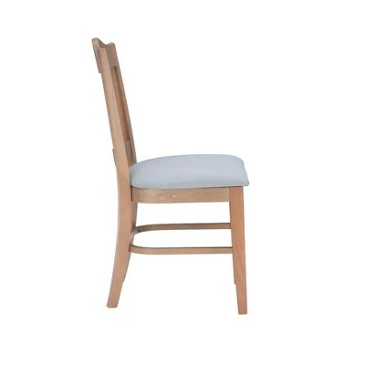 Set of 2 Tarleton Upholstered Chairs Natural - Linon 5 Set of 2 Tarleton Upholstered Chairs Natural - Linon - Image 3