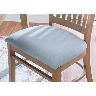 Set of 2 Tarleton Upholstered Chairs Natural - Linon 10 Set of 2 Tarleton Upholstered Chairs Natural - Linon - Image 8