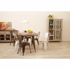 Set of 2 Indio Steel Chair Seat Walnut - OSP Home Furnishings -Dining Chairs And Benches Official Shop unnamed file 9618